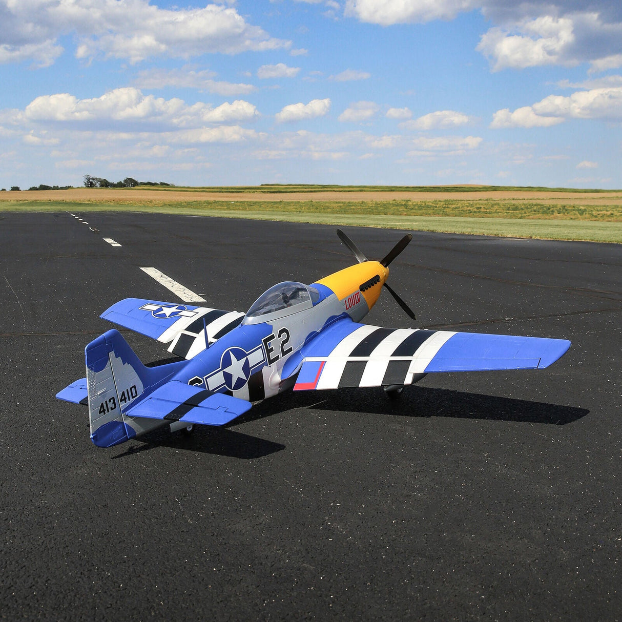 P-51D Mustang 1.5m BNF Basic Combo - EFL01250C