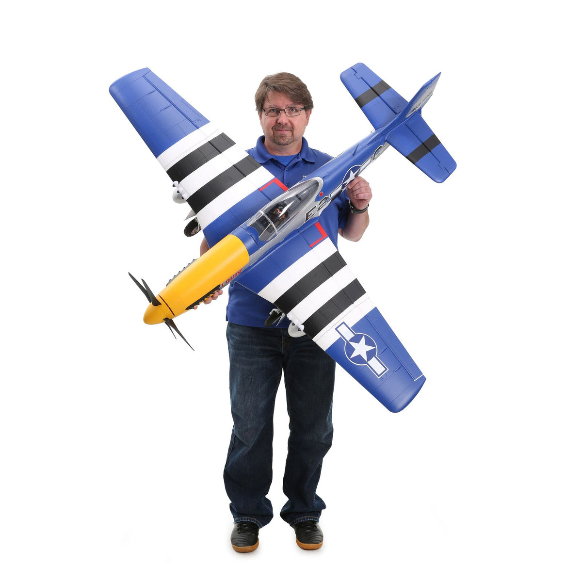 P-51D Mustang 1.5m BNF Basic Combo - EFL01250C