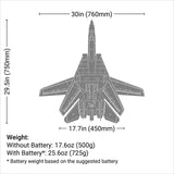 EFL01450 F-14 Tomcat Twin 40mm EDF BNF Basic