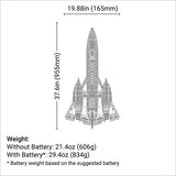 EFL02050 SR-71 Blackbird Twin 40mm EDF BNF Basic with AS3X and SAFE Select