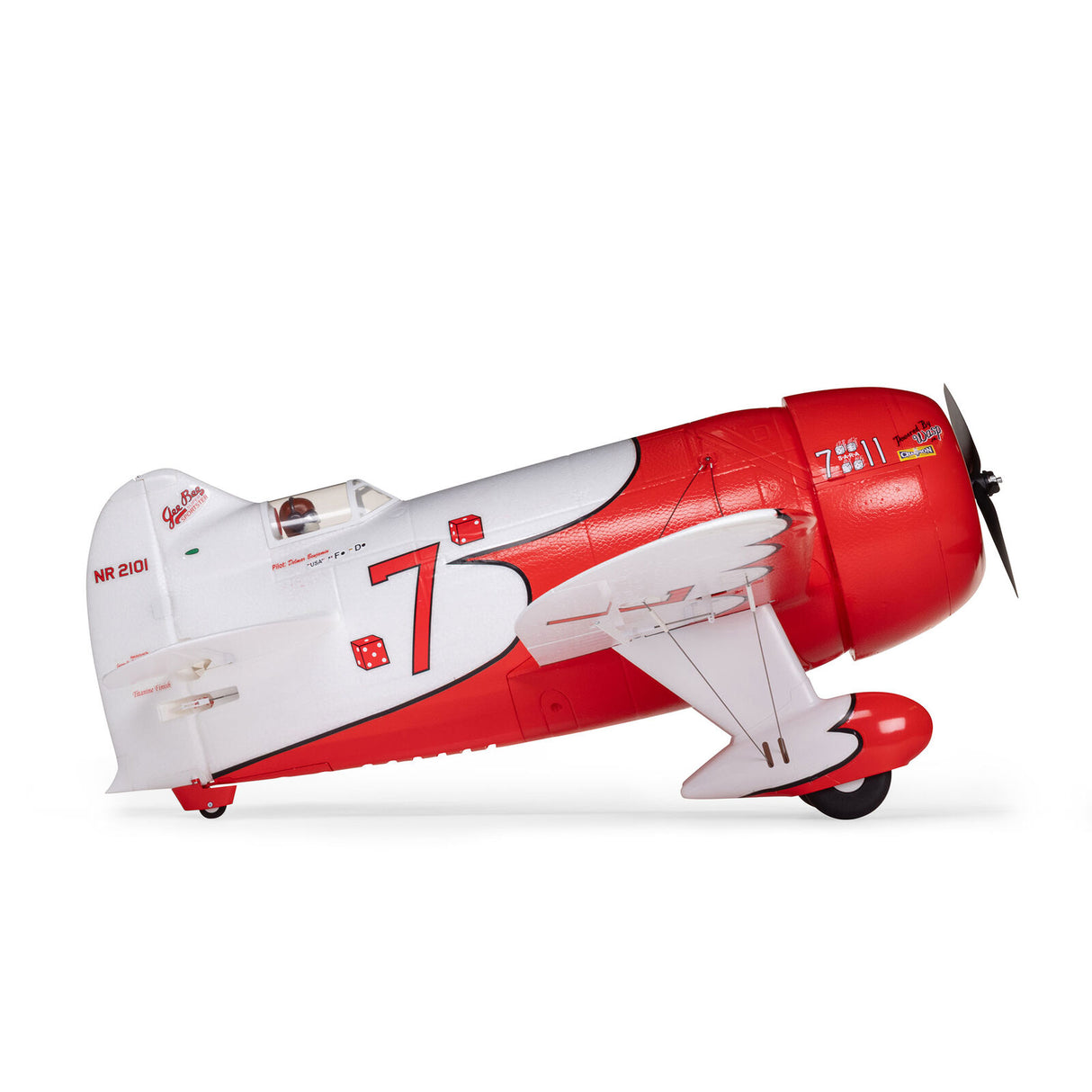 EFL020550 Gee Bee R-2 1.0m BNF Basic with AS3X+ and SAFE Select