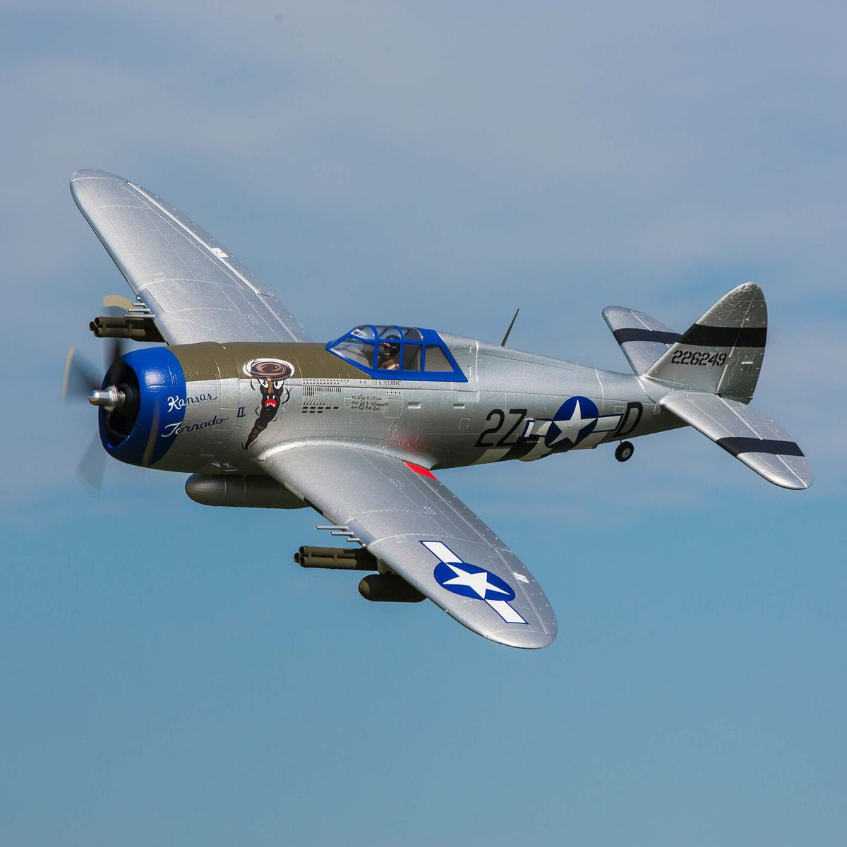 EFL08450 P-47 Razorback 1.2m BNF Basic with AS3X & SAFE Select