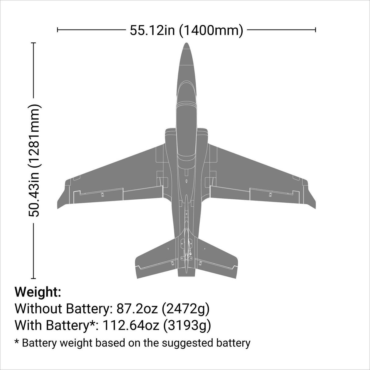 EFL17750 Viper 90mm EDF Jet BNF Basic with AS3X and SAFE Select