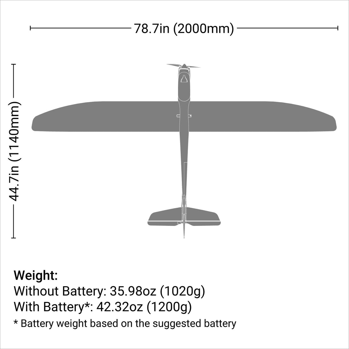 EFL36500 Night Radian 2.0m BNF Basic