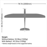 EFL36500 Night Radian 2.0m BNF Basic