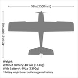 EFL370001 Apprentice STS 1.5m RTF Basic Smart Trainer with SAFE