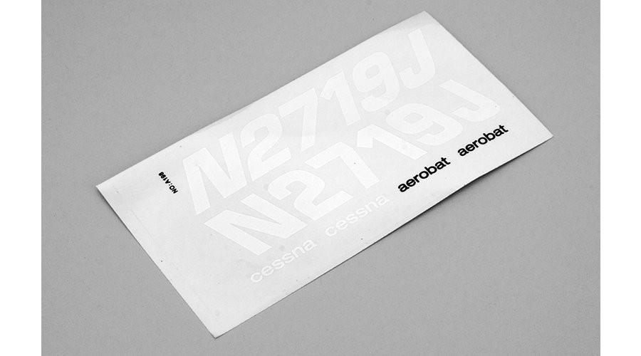 Decal Set: Cessna 150 Aerobat 250 ARF  by E-flite