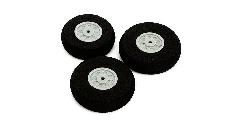 Wheel Set:Cessna 150 Aerobat 250 (2)40mm,(1)35mm  by E-flite