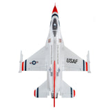EFL178500 F-16 Thunderbirds 70mm EDF Jet BNF Basic with AS3X and SAFE Select