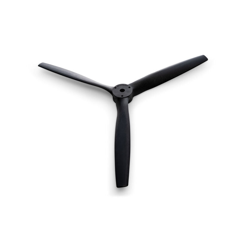E-flite 10x7 3-Blade Propeller, CW (Red Adapter)