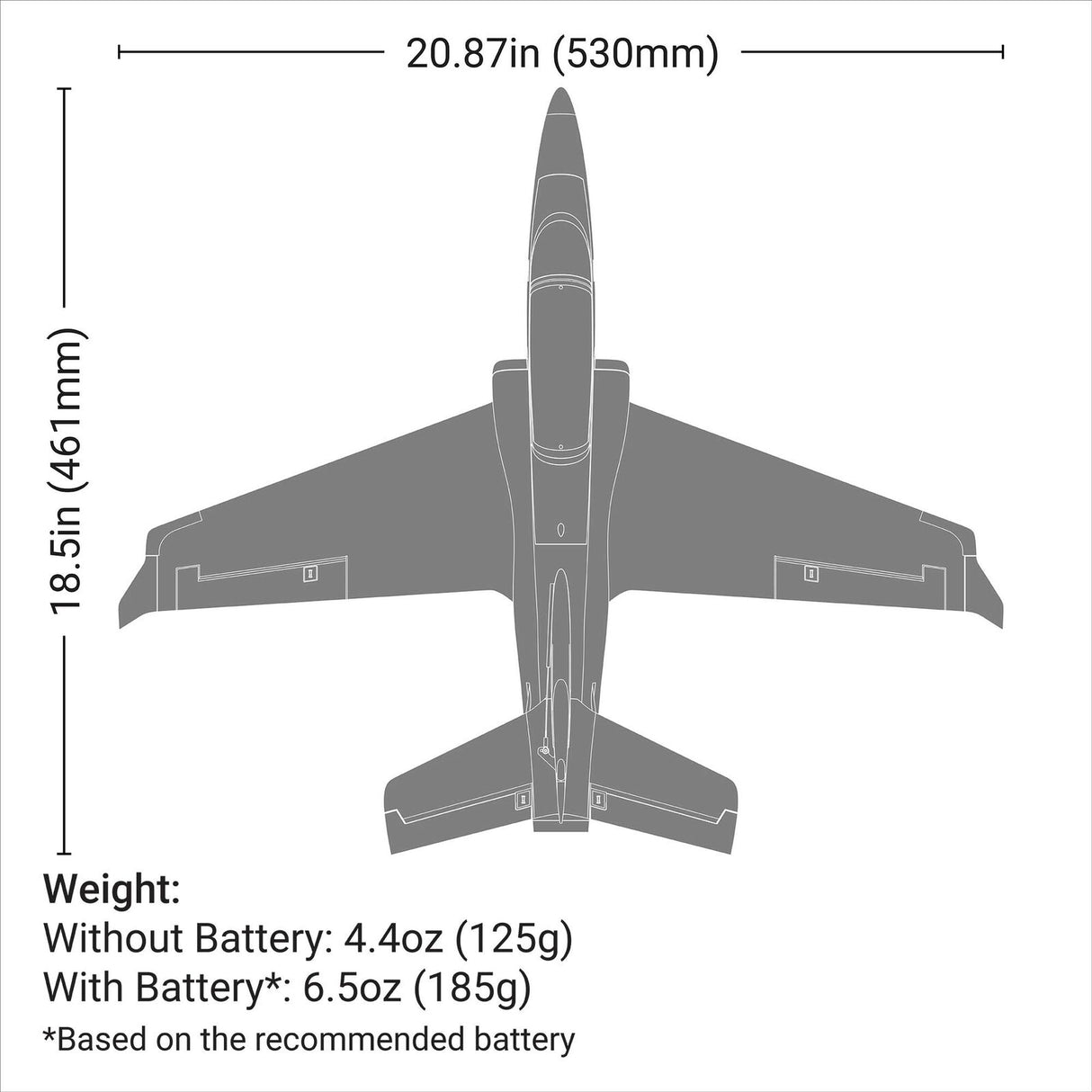 EFLU17750 UMX Viper 30mm EDF Jet BNF Basic with AS3X and SAFE Select