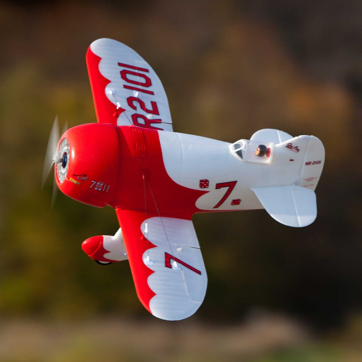 EFLU61500 UMX Gee Bee R-2 510mm BNF Basic with AS3X and SAFE Select
