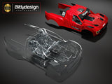 Bitty Design 1/7 FALCON-X TRAXXAS UDR Pre-Cut Body