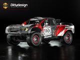 Bitty Design 1/7 FALCON-X TRAXXAS UDR Pre-Painted and Pre-Cut Body