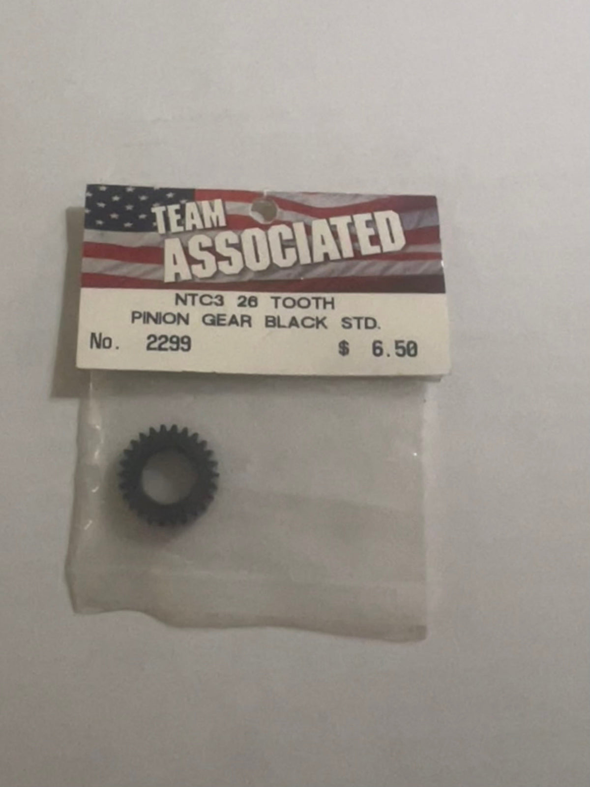 NTC3 26 TOOTH PINION GEAR BLACK STD-ASC2299
