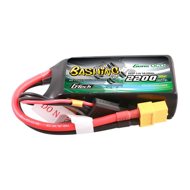 11.1V 2200mAh 3S 35C G-Tech Smart Lipo Battery: XT60 - GEA223S35X6GT