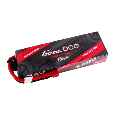 7.4V 5300mAh 2S 60C G-Tech Smart Lipo Battery Deans - GEA2S5360DGT