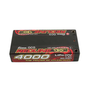 7.6V 4000mAh 2S 130C LiPo: 4.0mm Bullet - 889551008730