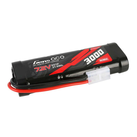 7.2V 3000mAh, NiMH, Tamiya Plug - GEANM6S3000T