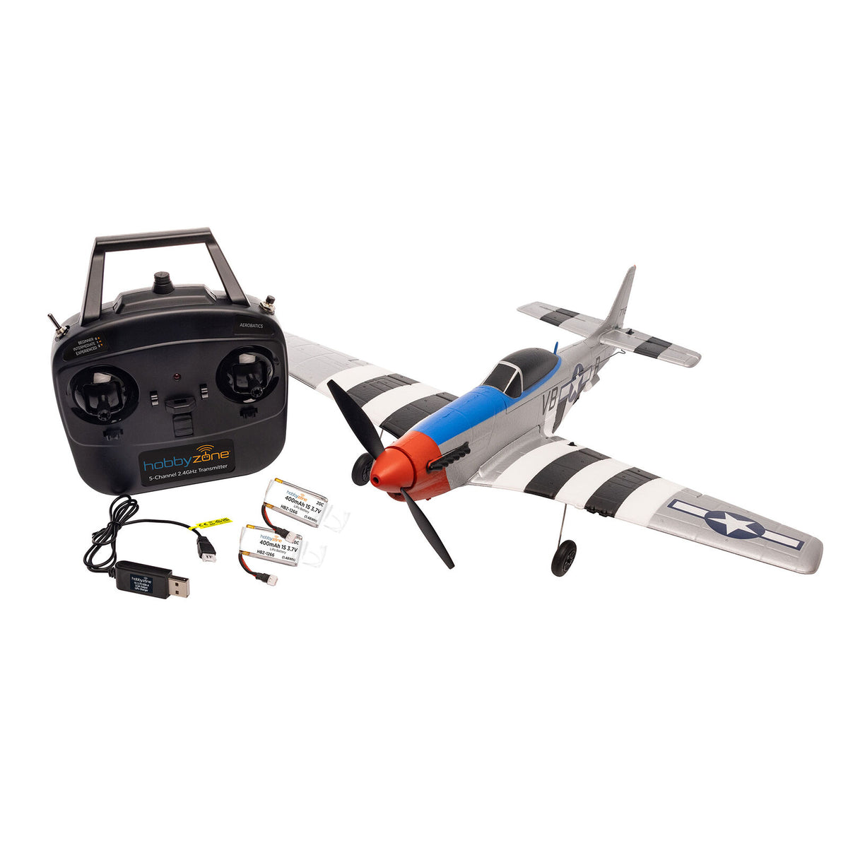 HBZ-1251 P-51D Mustang 450mm RTF with SAFE