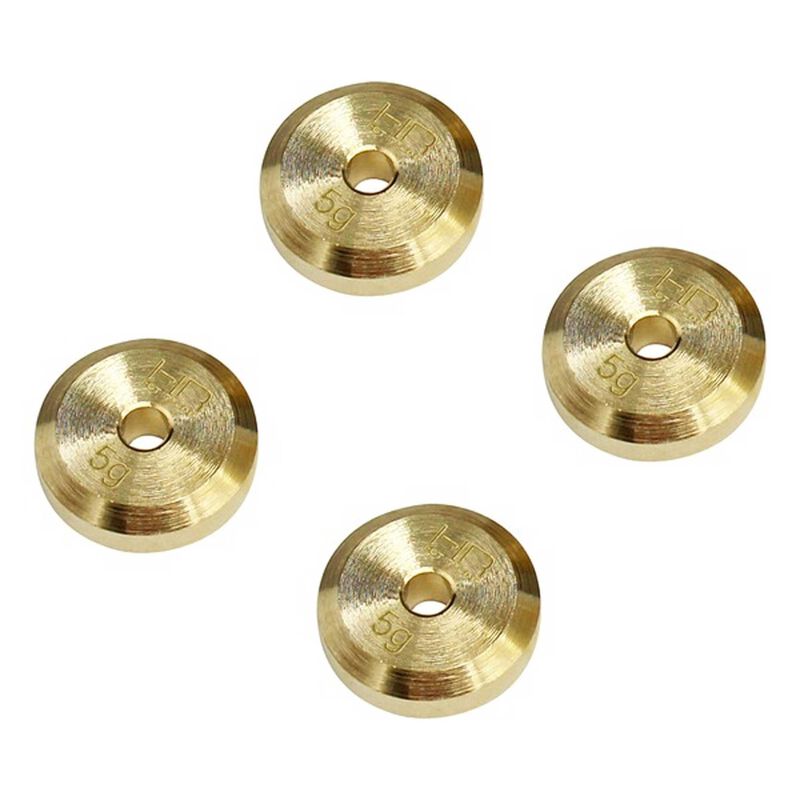 '+4mm Steel Axles Brass Weight: SCX24