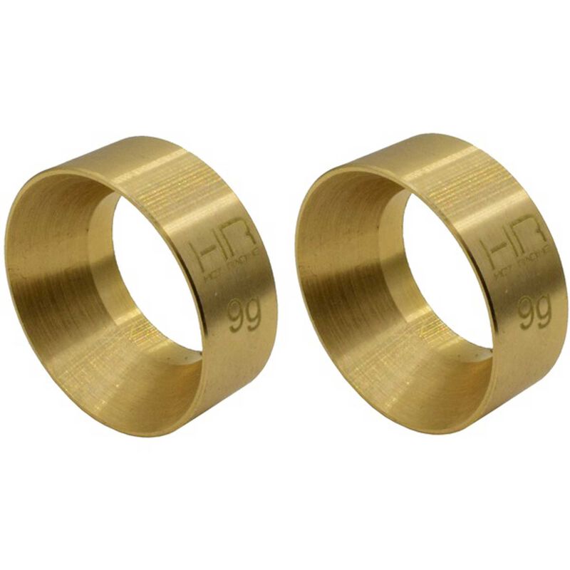 9g Brass KMC Machete Wheel Weights: SCX24