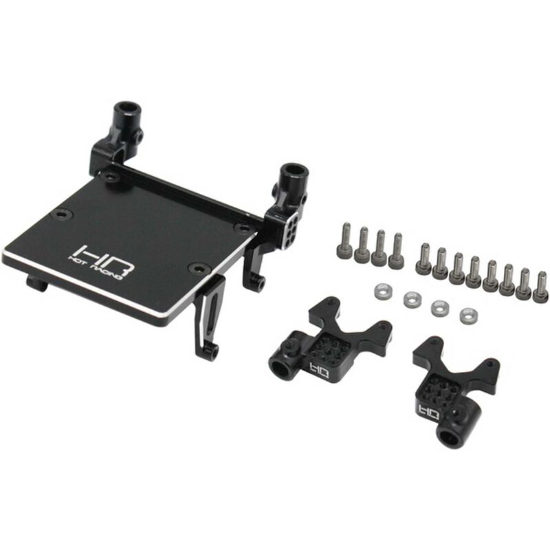 Aluminum Front & Rear Adjustable Shock Towers: SCX24