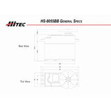 HRC31805S RCD Inc HS-805BB Giant 1/4 Scale Analog Aircraft Servo