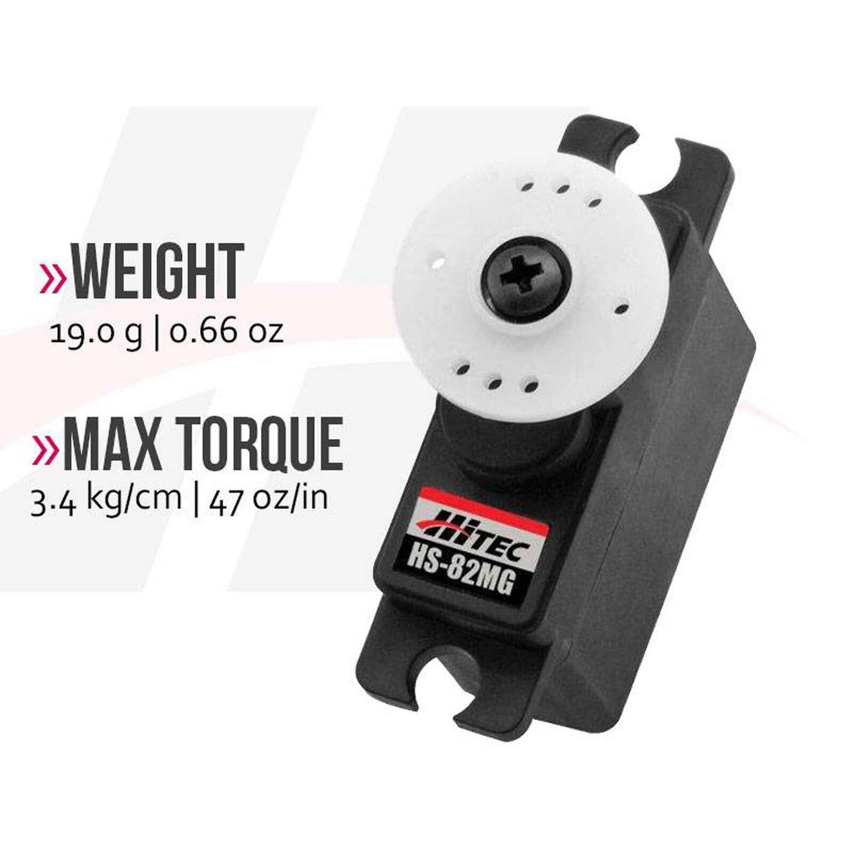HRC32082S RCD Inc HS-82MG Micro Analog Metal Gear Servo