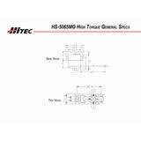HRC35065S RCD Inc HS-5065MG Sub-Micro Digital Metal Gear Servo