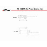 HRC35086W RCD Inc HS-5086WP Micro Digital Waterproof Metal Gear Servo