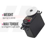 HRC35585S RCD Inc HS-5585MH Standard Digital HV High Torque Metal Gear Servo