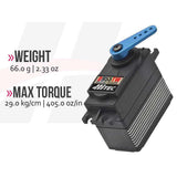 HRC36955 RCD Inc D955TW Standard Digital Monster Torque Titanium Gear Servo