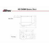 HRC37245S RCD Inc HS-7245MH Mini Digital HV High Torque Metal Gear Servo