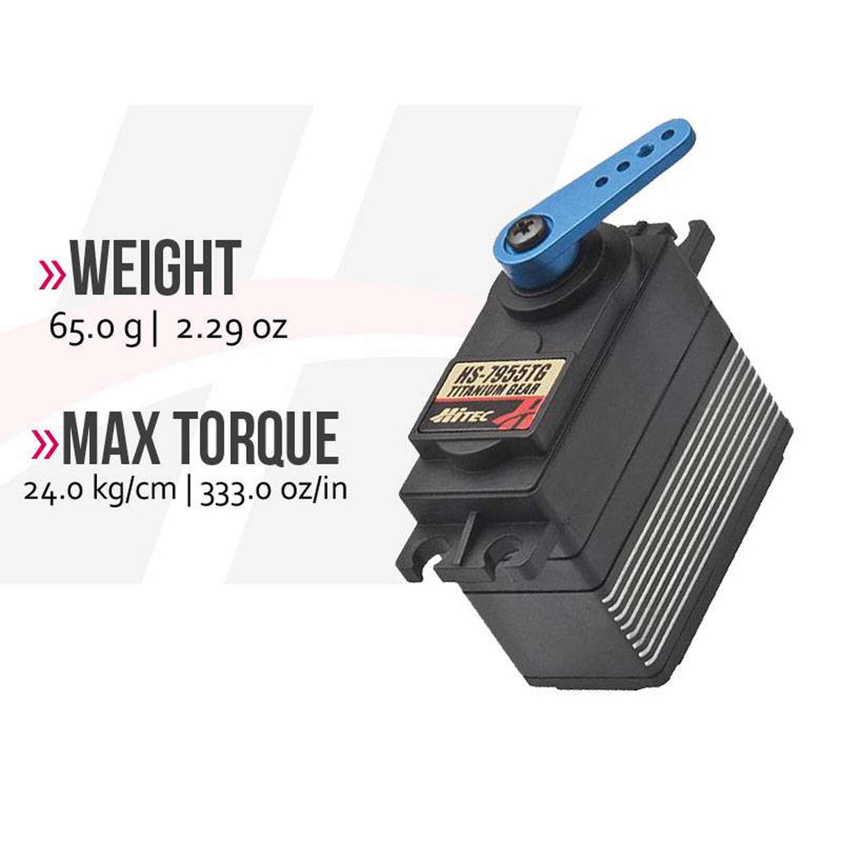 HRC37955S RCD Inc HS-7955TG High Resolution High Torque Servo: Universal