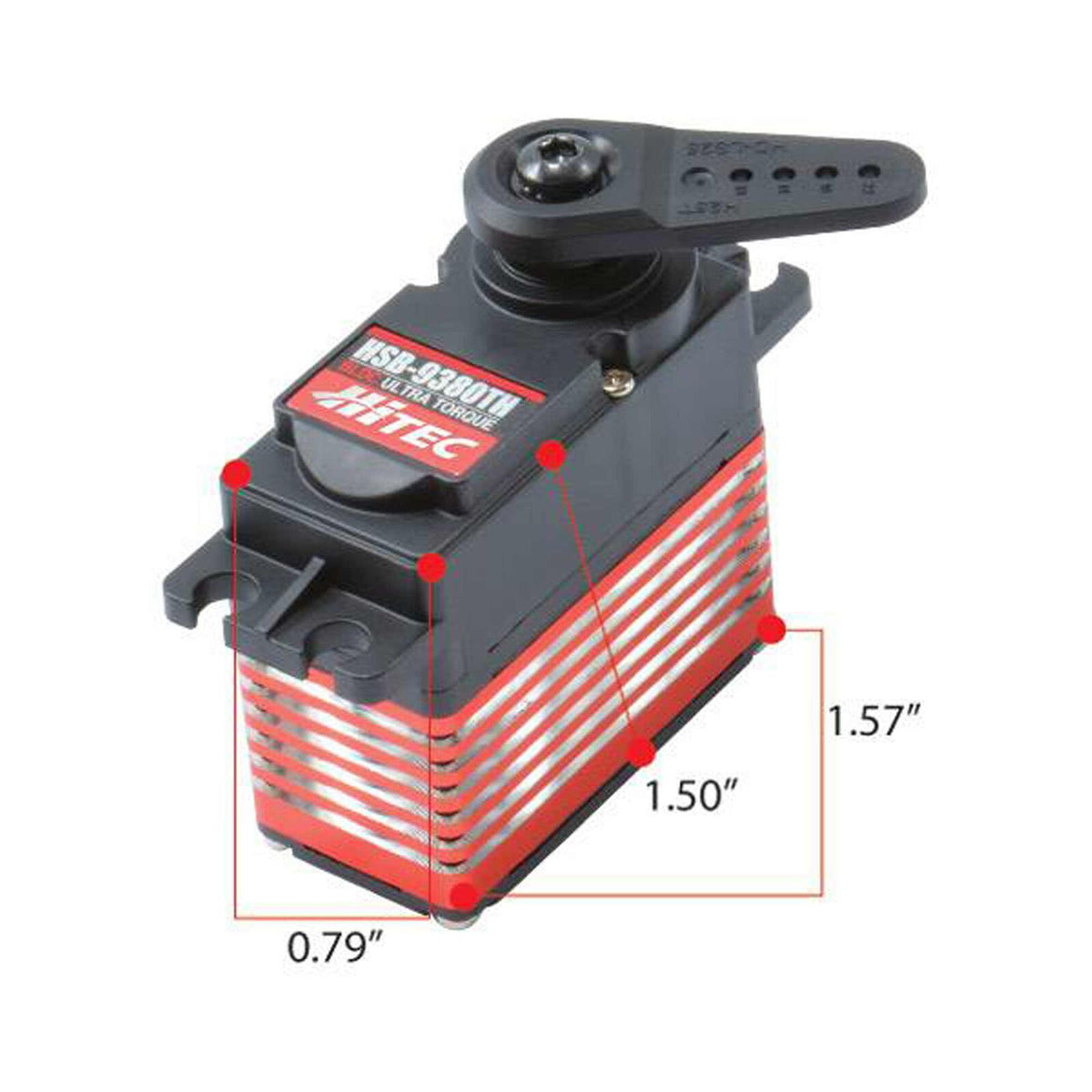 HRC39383S RCD Inc HSB-9380TH High Speed, Brushless, Titanium Gear Servo