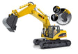 1/14 SCALE RC EXCAVATOR 2.4G 15CH w/DIE CAST BUCKET (+DRILL+GRIPPER) 1535-1 - 1535-1
