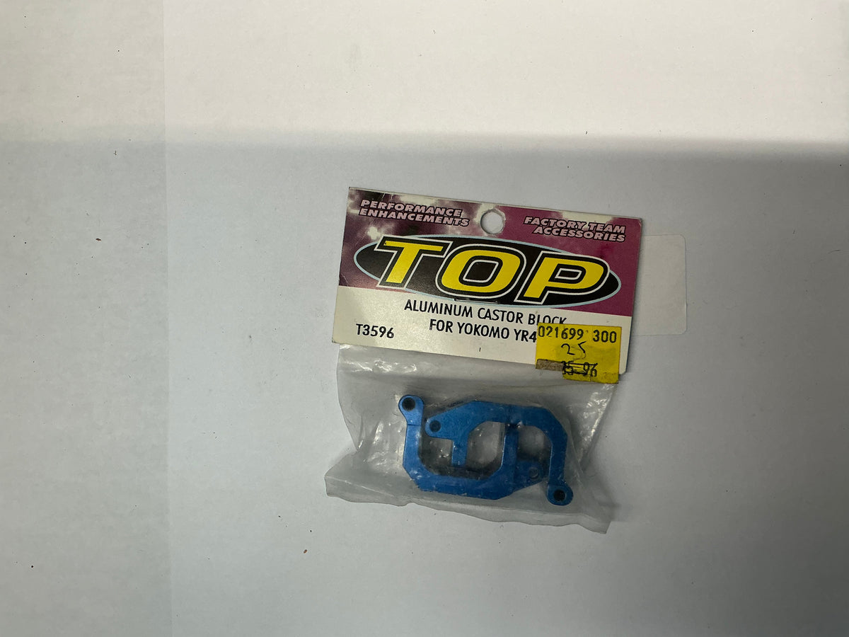 TOP Aluminum Castor Block For Yokomo YR4 T3596
