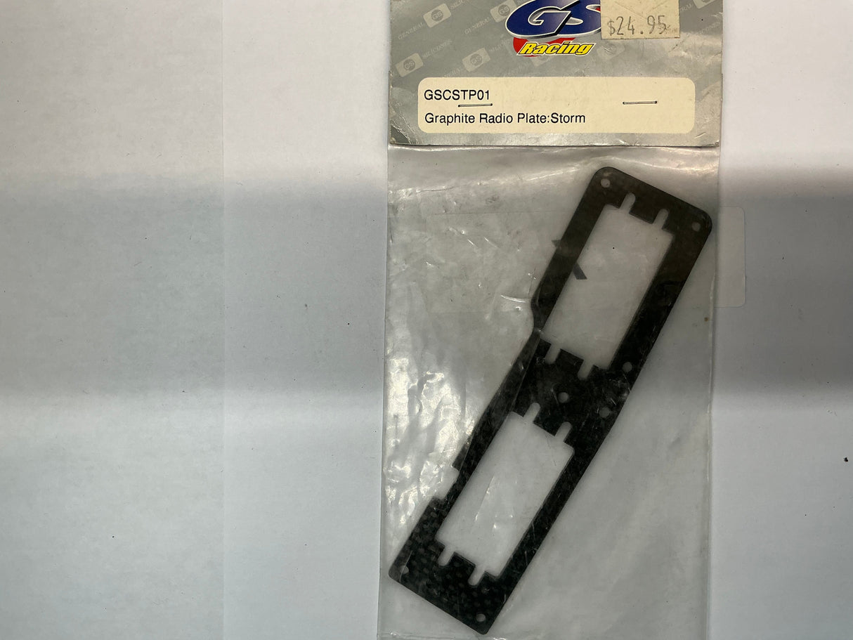GS Racing Graphite Radio Plate:Storm GSCSTP01