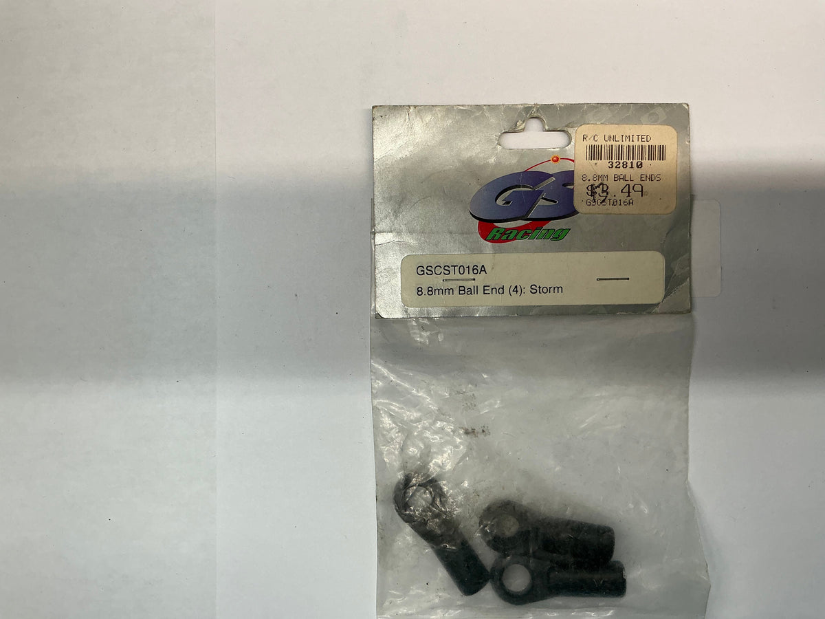 GS Racing 8.8mm Ball End (4): Storm GSCST016A