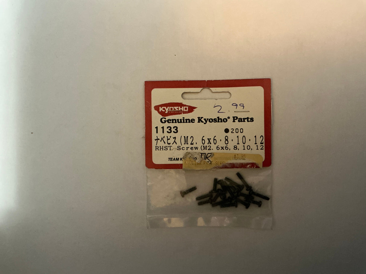 KYOSHO RHST Screw (M2. 6x6, 8, 10, 12) 1133