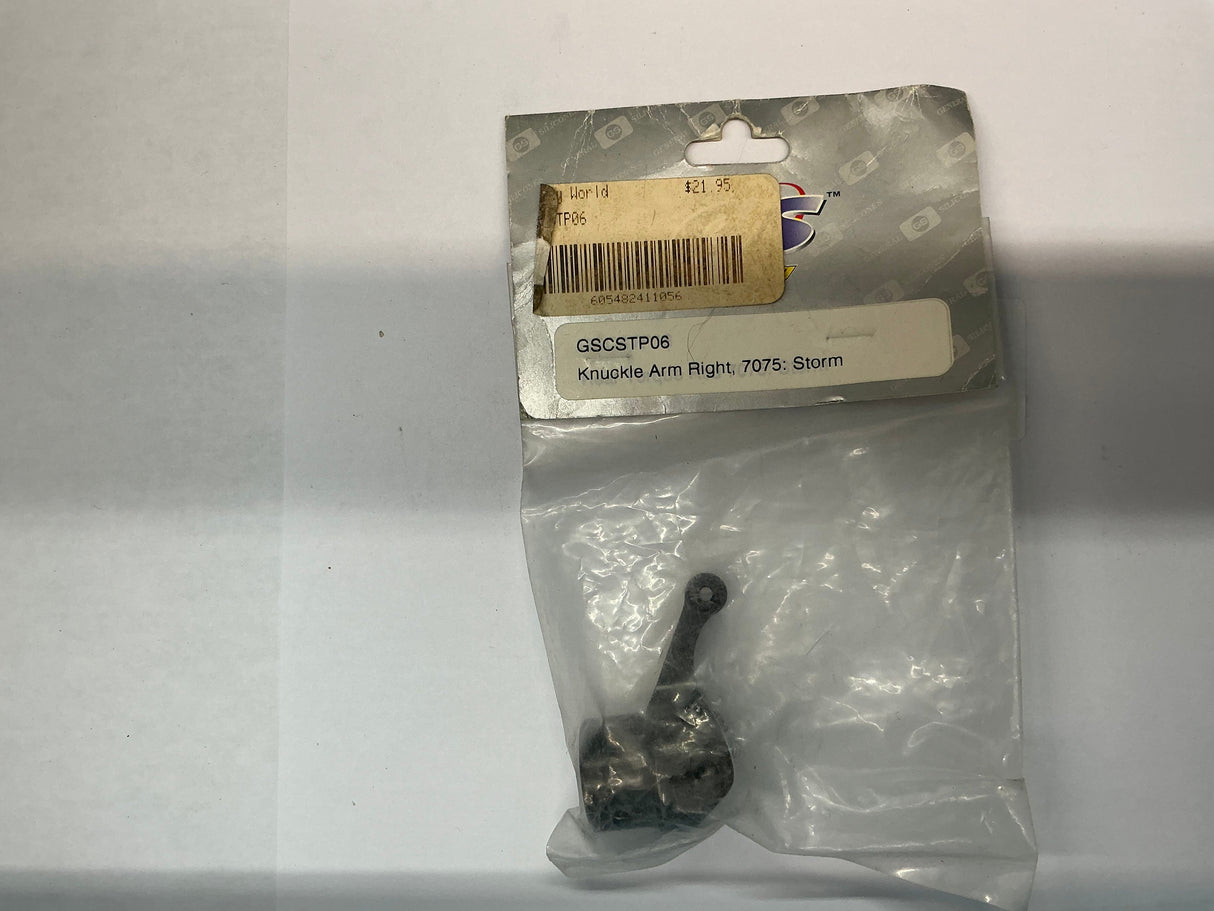 GS Racing Knuckle Arm Right, 7075: Storm GSCSTP06