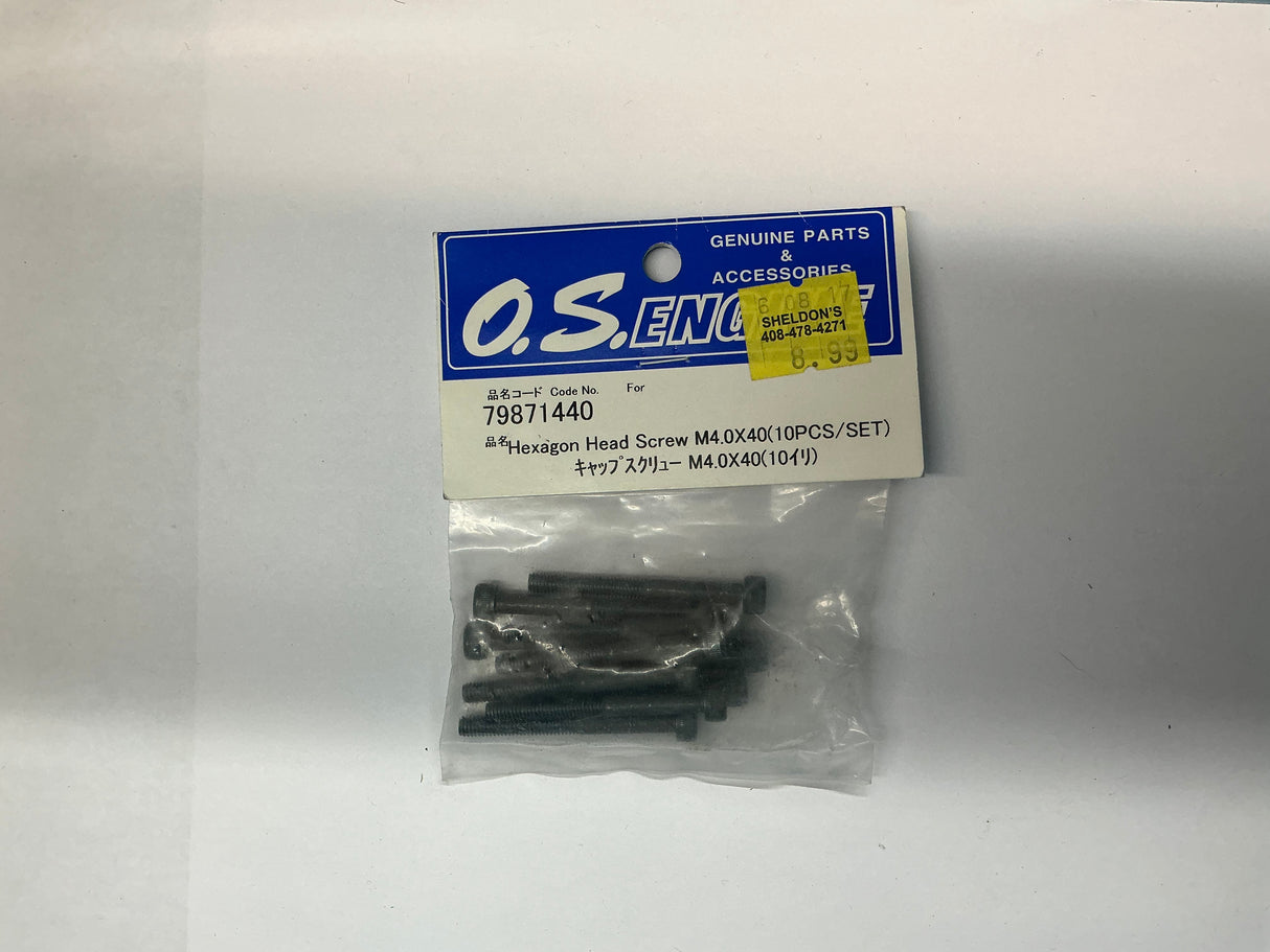OS ENGINE Hexagon Head Screw M4.0X40(10PCS/SET) 79871440