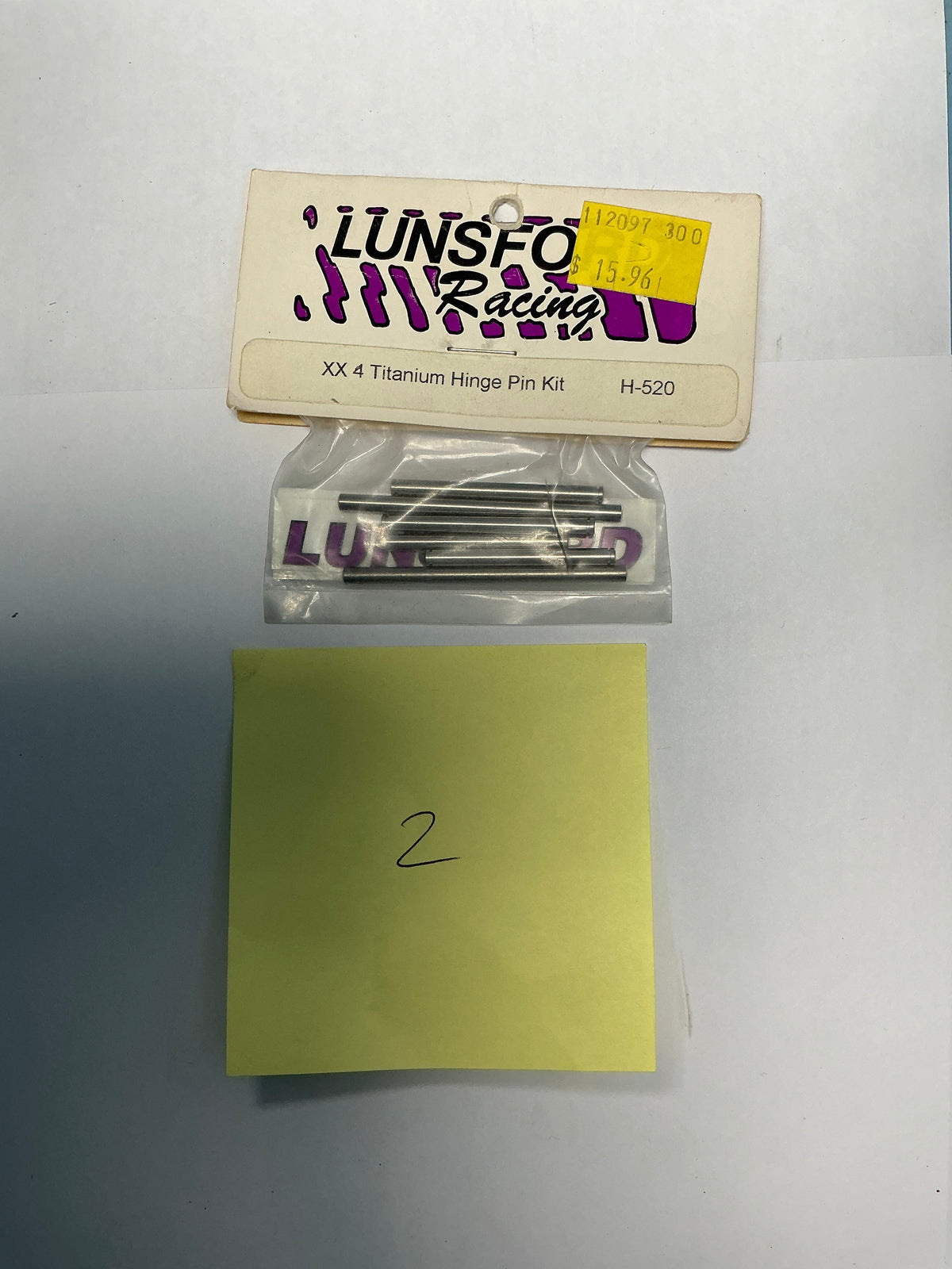 LUNSFORD XX4 Titanium Hinge Pin Kit H520