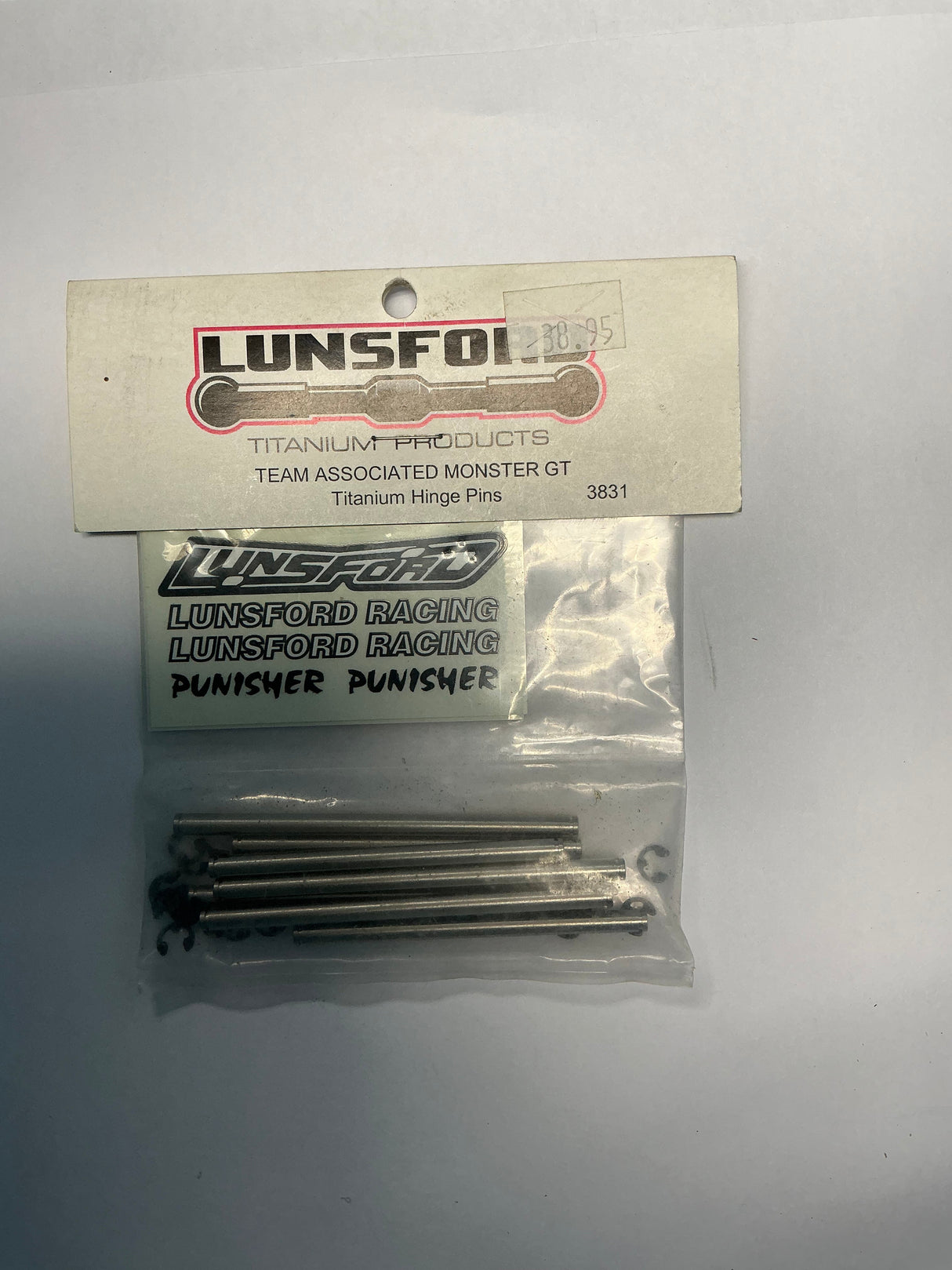 LUNSFORD Team Associated Monster GT Titanium Hinge Pins 3831