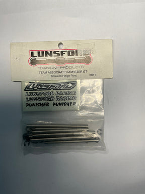 LUNSFORD Team Associated Monster GT Titanium Hinge Pins 3831 - 3831