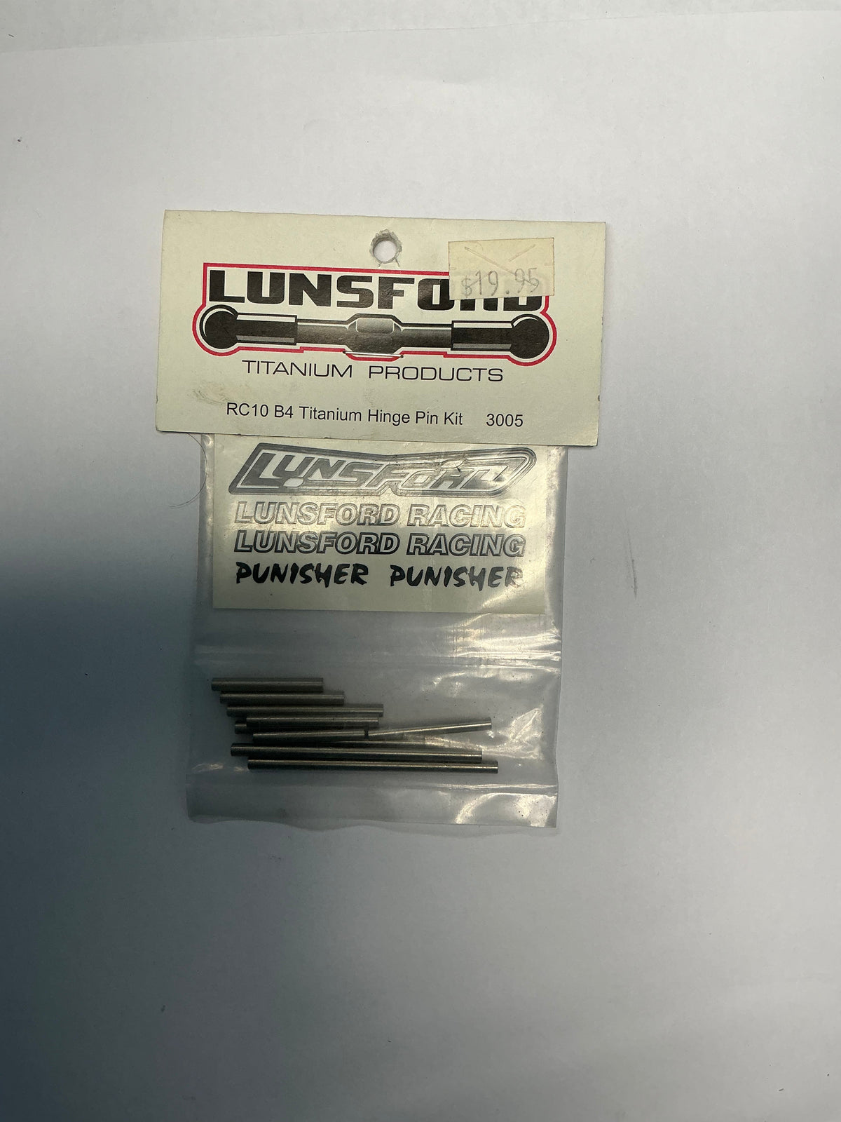 LUNSFORD RC10 B4 Titanium Hinge Pin Kit 3005