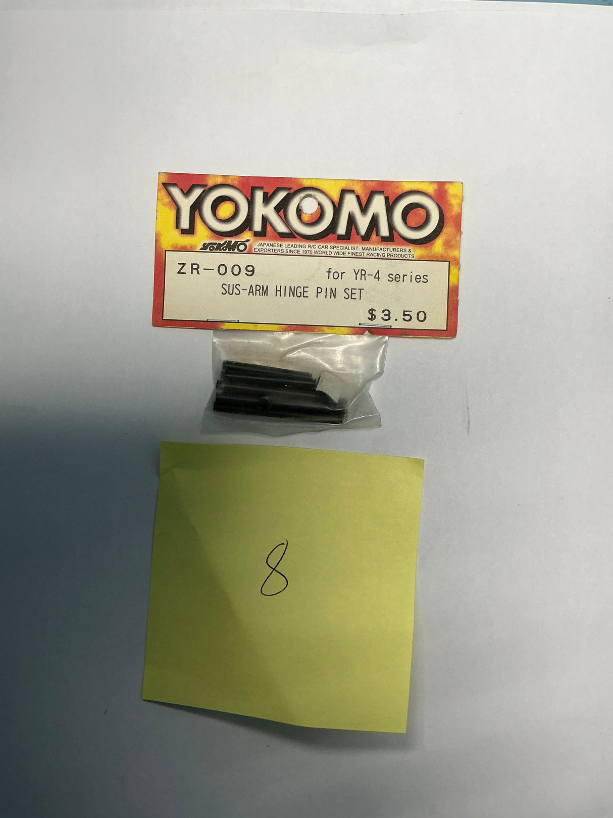 YOKOMO Sus-Arm Hinge Pin Set for YR-4 series ZR009