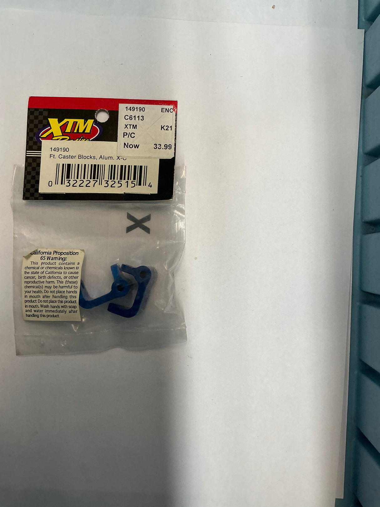 XTM Racing Ft. Caster Blocks, Alum, X-C 149190