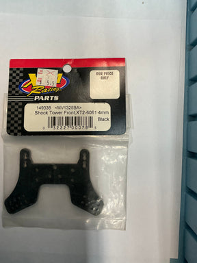 XTM Racing Shock Tower Front, XT2-6061 4mm Black MV1325BA 149338 - 149338